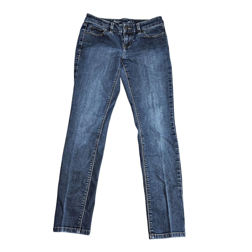 The Limited 917 Straight Jeans Womens 4S Blue Medium‎ Wash Mid Rise Stretch